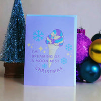 I'm Dreaming of a Moon Mist Christmas 5x7 Greeting Card