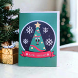 Treezy Happy Holidays! 5x7 Greeting Card