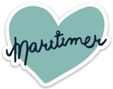 Maritimer Heart Waterproof Vinyl Sticker
